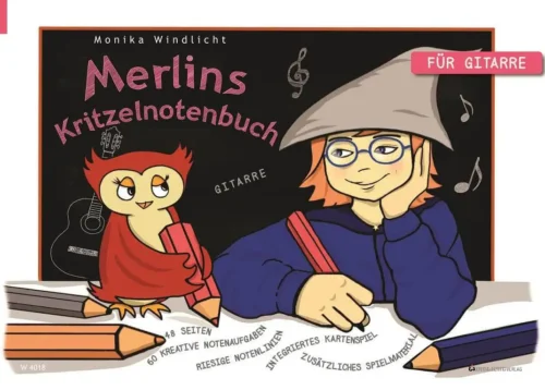 Merlins Kritzelnotenbuch: Noten schreiben – Noten lernen 