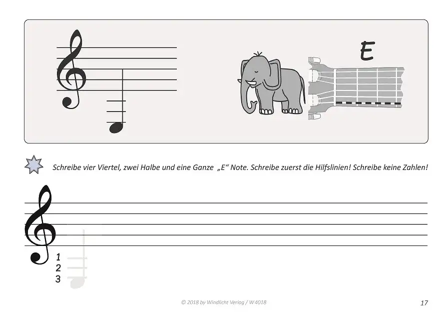 Arbeitsblatt für den Gitarrenunterricht zum kostenlosen Download