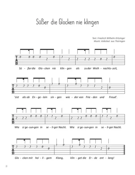 Weihnachtslieder für Gitarre einfach spielen und begleiten 2 Weihnachtslieder für Gitarre – Adventszauber