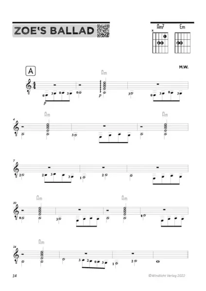 Merlins Gitarrensongs – Gitarrenstücke für Anfänger in Pop, Rock & Folk 4 gitarrenstuecke-fuer-anfaenger